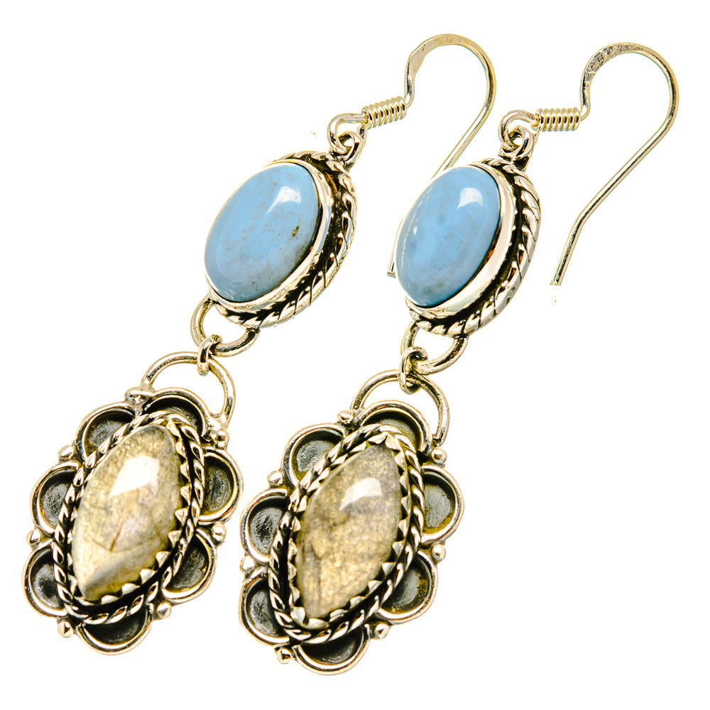 Labradorite Earrings handcrafted by Anasilvercos - EARR418185