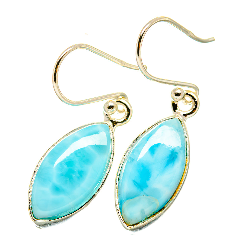 Larimar Earrings handcrafted by Anasilvercos - EARR418218