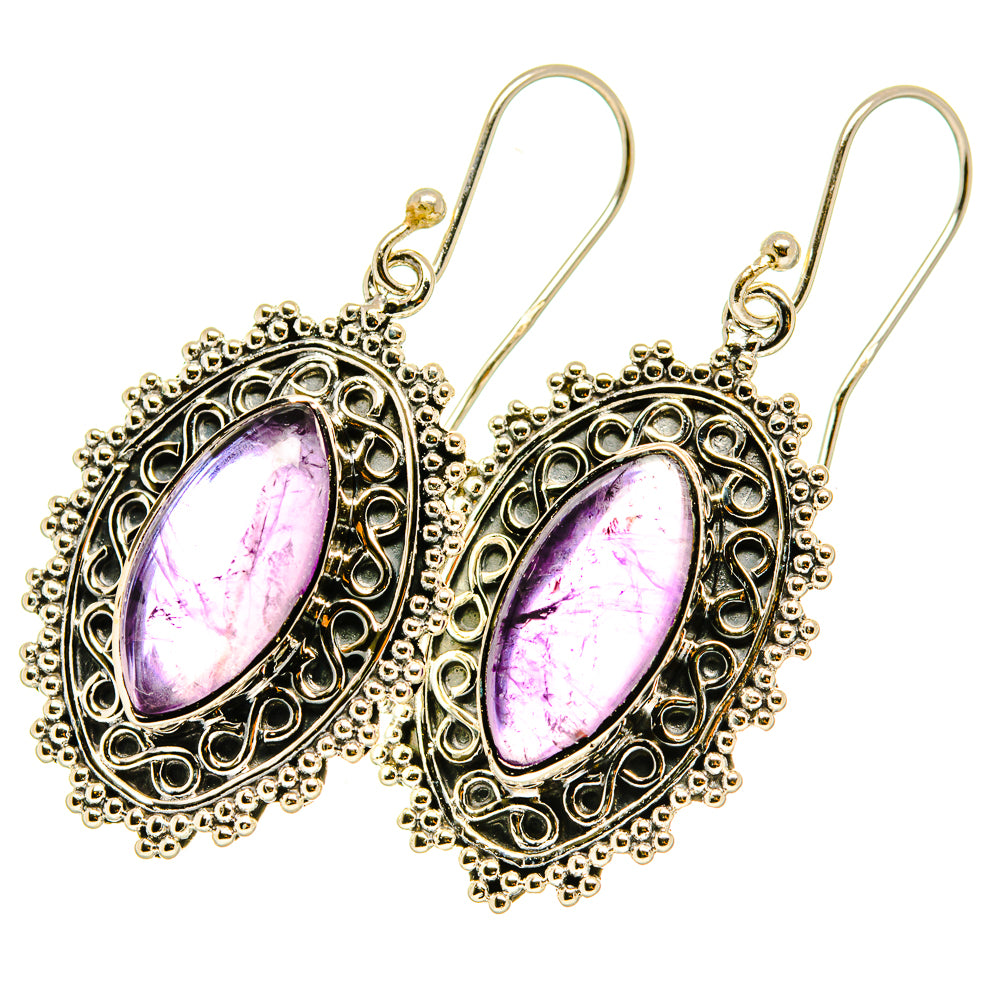 Amethyst Earrings handcrafted by Anasilvercos - EARR418281