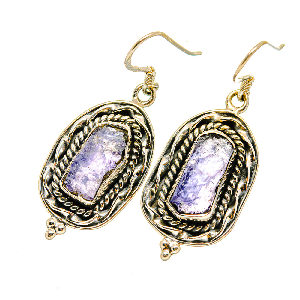 Tanzanite Earrings handcrafted by Anasilvercos - EARR418294