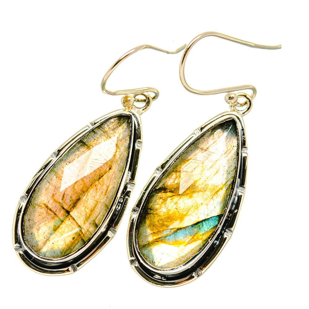 Labradorite Earrings handcrafted by Anasilvercos - EARR418307