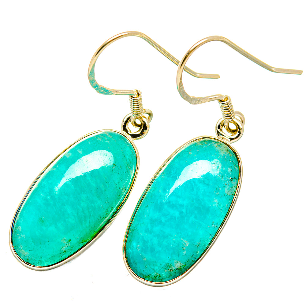 Amazonite Earrings handcrafted by Anasilvercos - EARR418327