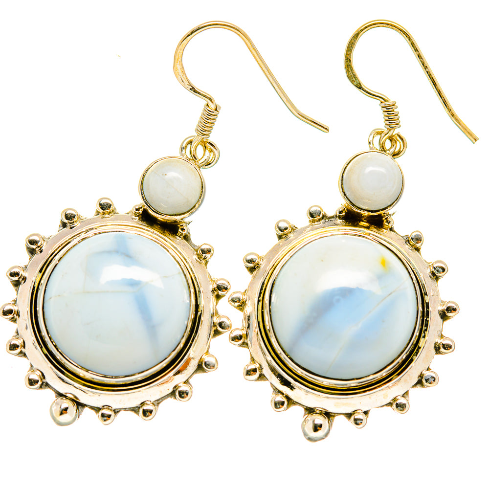 Owyhee Opal Earrings handcrafted by Anasilvercos - EARR418343