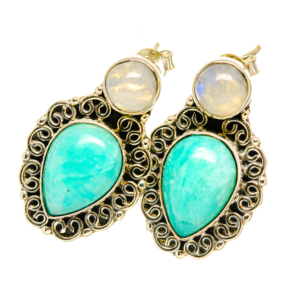 Peruvian Opal Earrings handcrafted by Anasilvercos - EARR418382