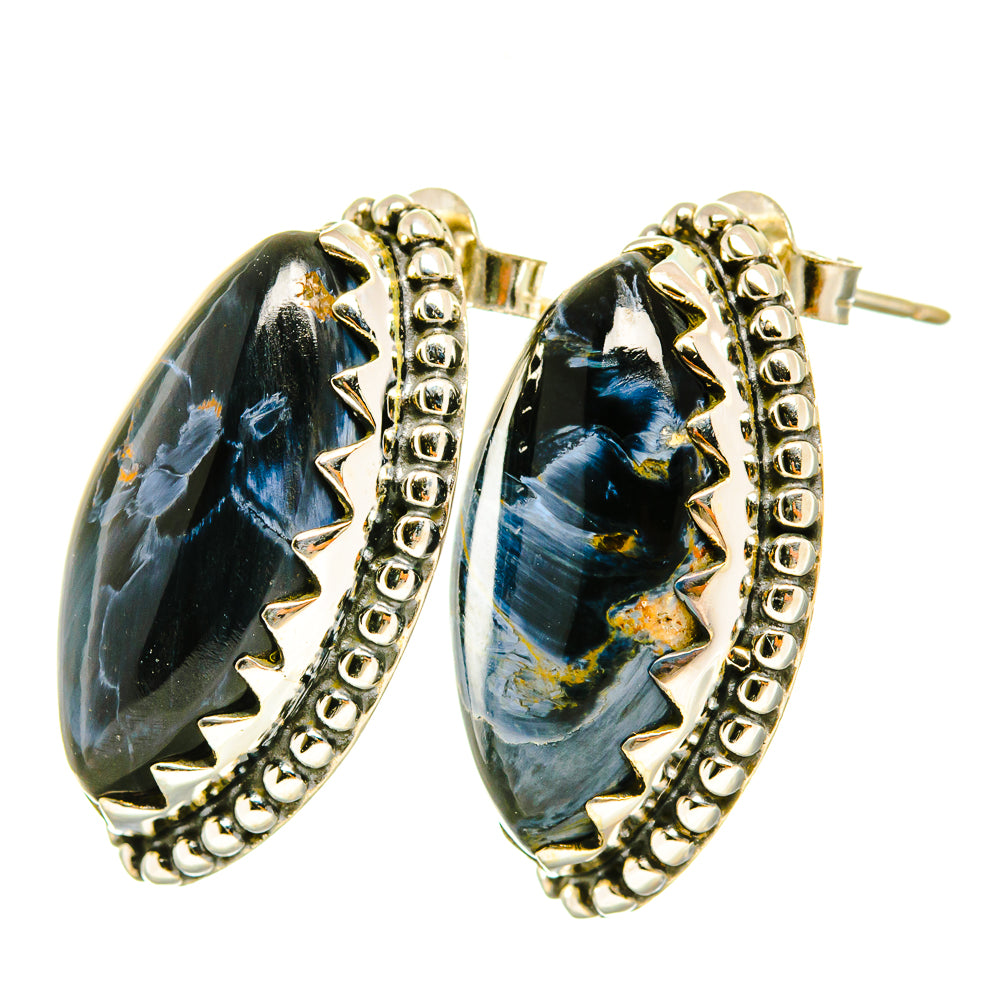 Pietersite Earrings handcrafted by Anasilvercos - EARR418407