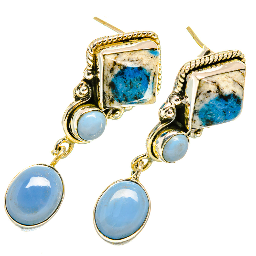 Owyhee Opal Earrings handcrafted by Anasilvercos - EARR418424