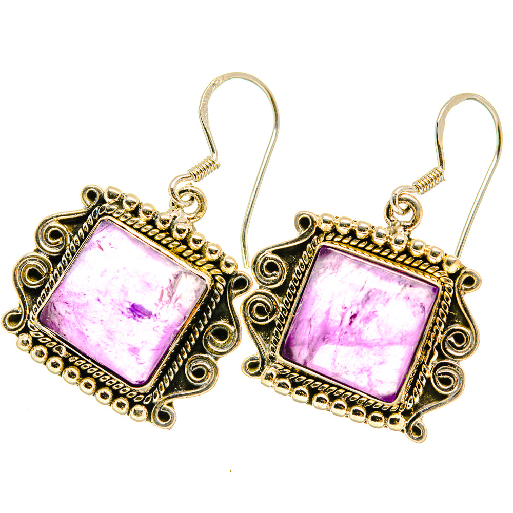 Amethyst Earrings handcrafted by Anasilvercos - EARR418428