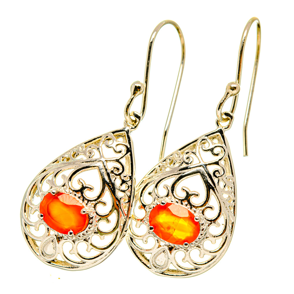Carnelian Earrings handcrafted by Anasilvercos - EARR418448