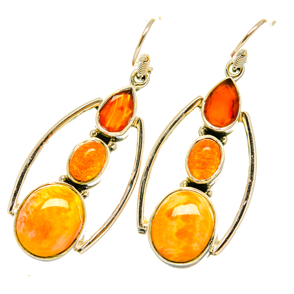 Sponge Coral Earrings handcrafted by Anasilvercos - EARR418474