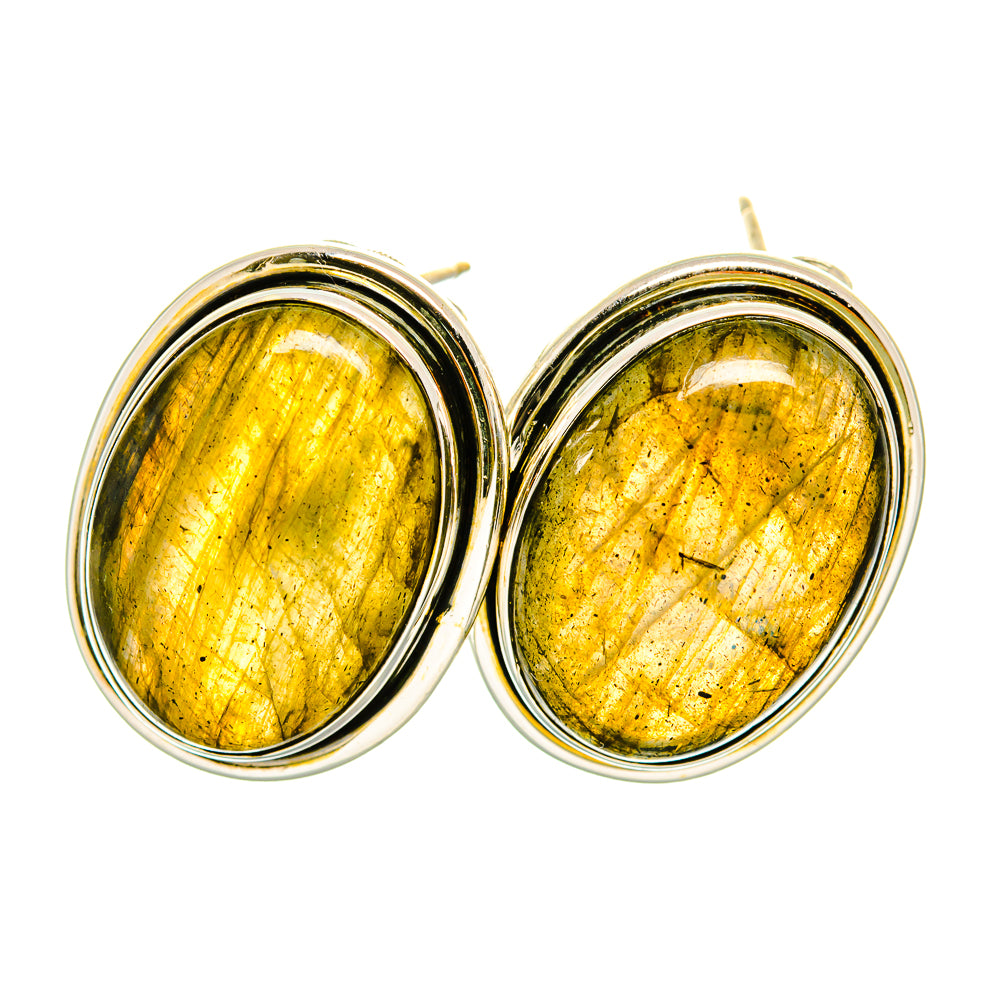Labradorite Earrings handcrafted by Anasilvercos - EARR418511