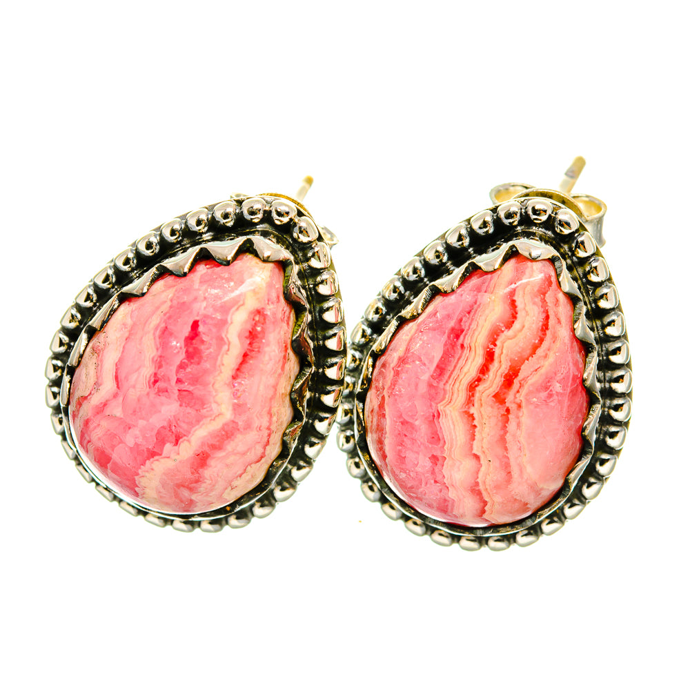 Rhodochrosite Earrings handcrafted by Anasilvercos - EARR418512
