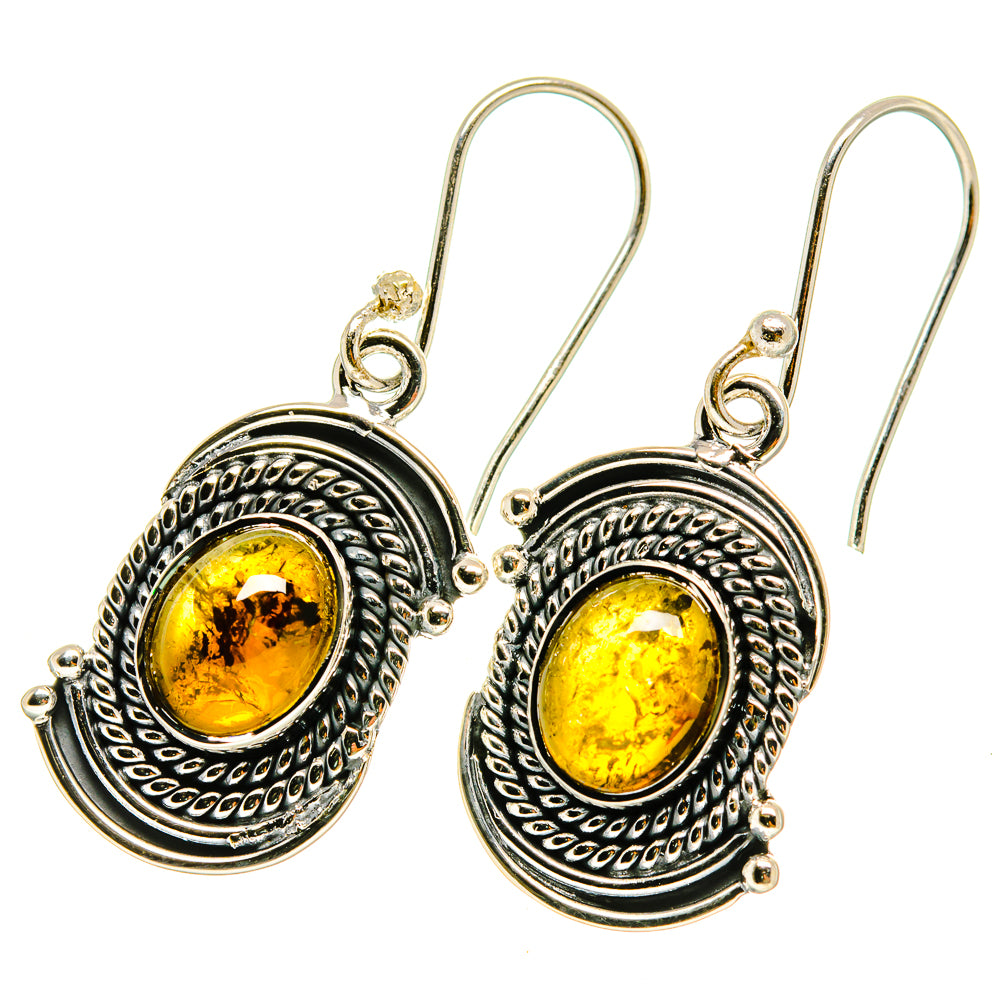 Citrine Earrings handcrafted by Anasilvercos - EARR418513