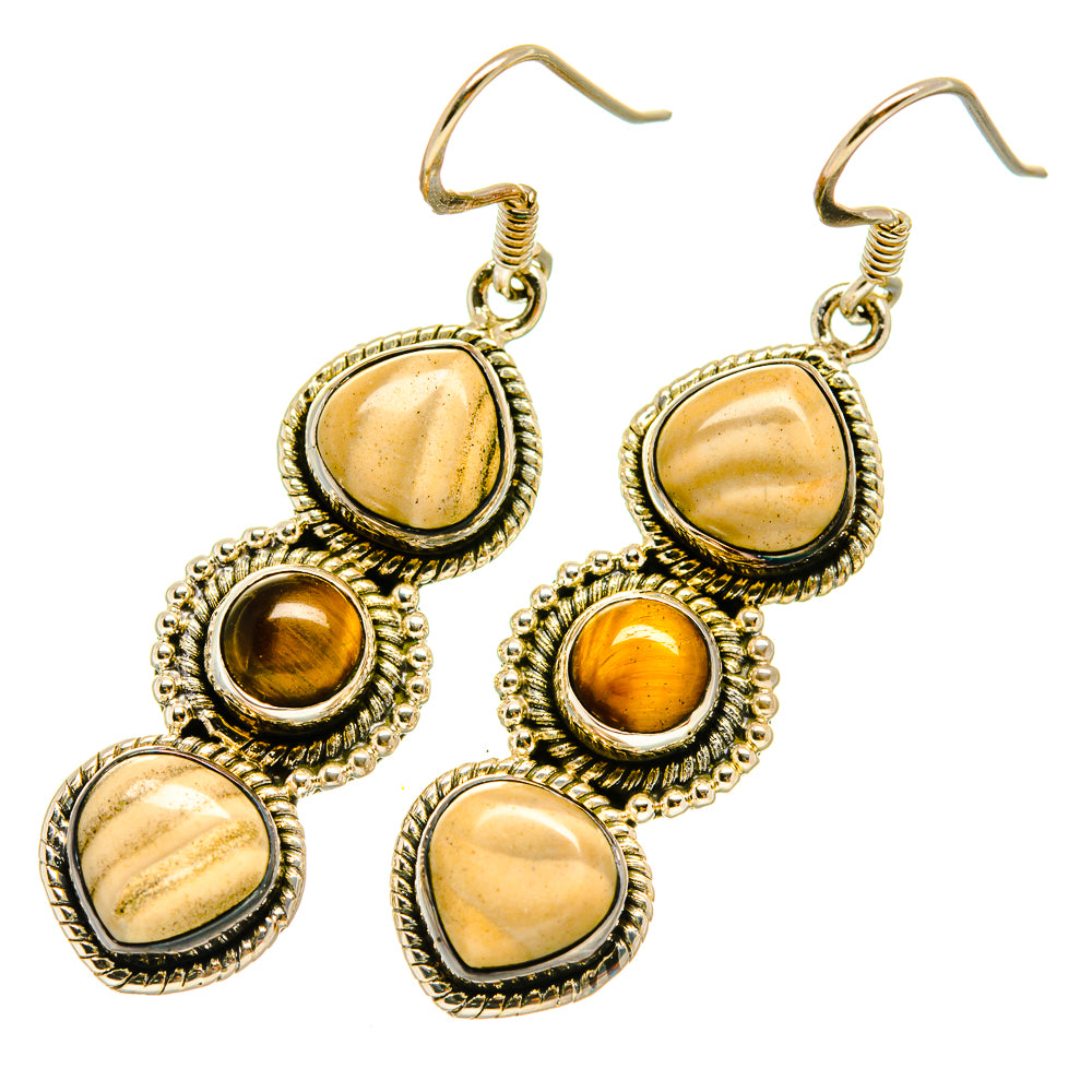 Imperial Jasper Earrings handcrafted by Anasilvercos - EARR418549