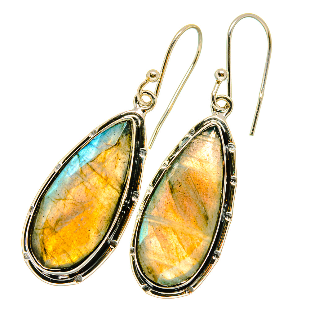 Labradorite Earrings handcrafted by Anasilvercos - EARR418564