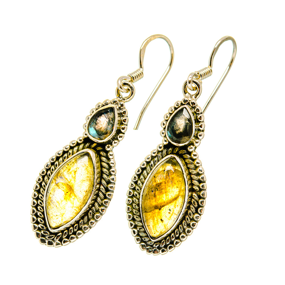 Labradorite Earrings handcrafted by Anasilvercos - EARR418590