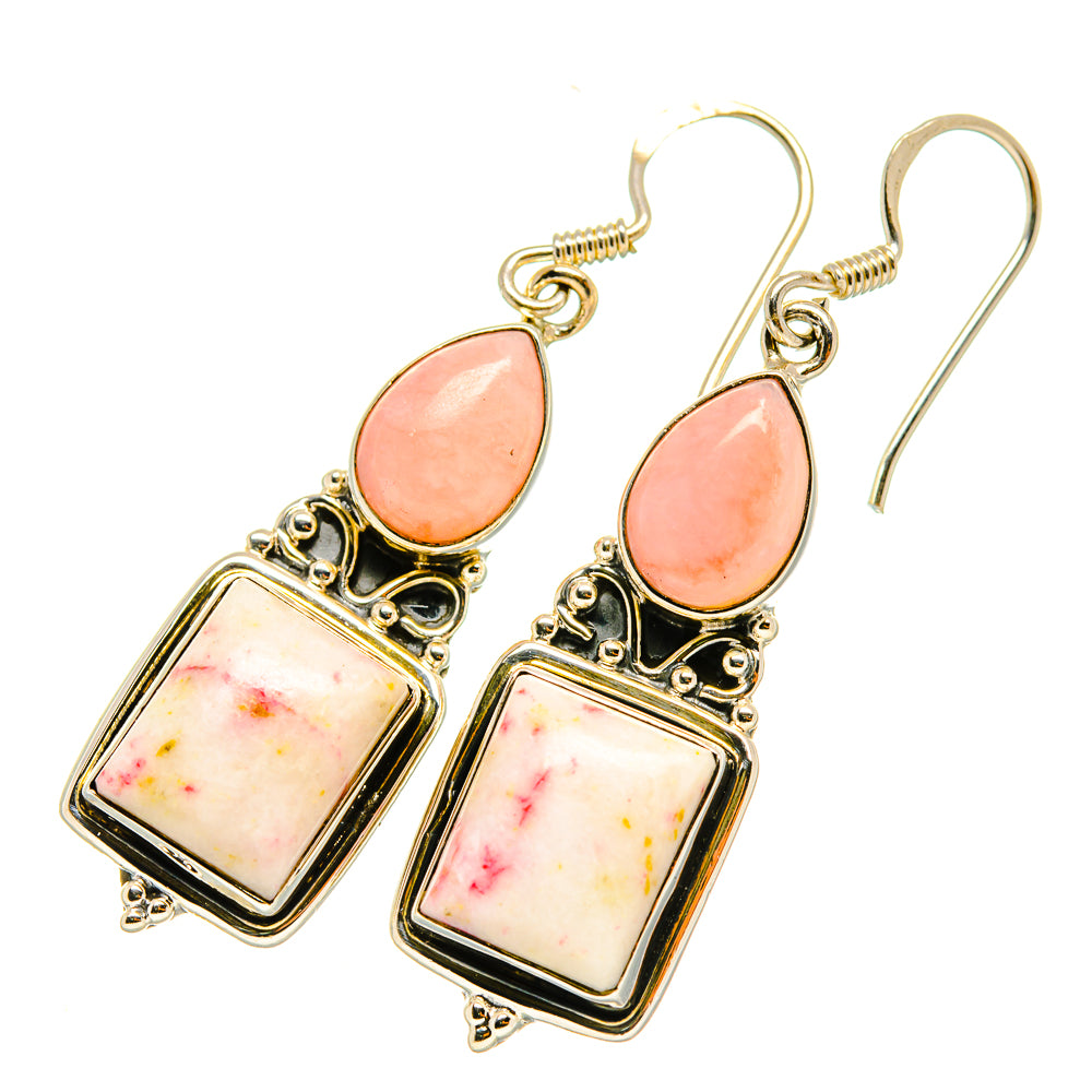 Thulite Earrings handcrafted by Anasilvercos - EARR418595