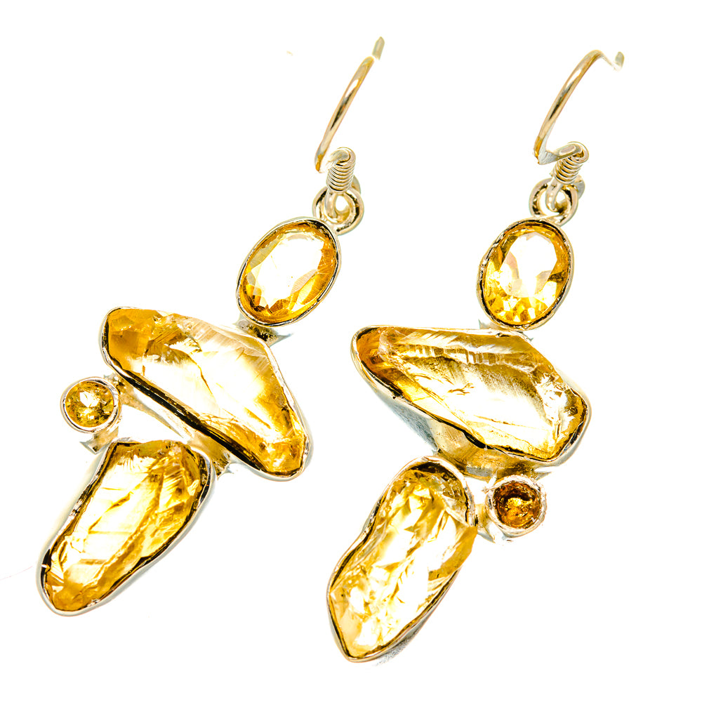 Citrine Earrings handcrafted by Anasilvercos - EARR418605