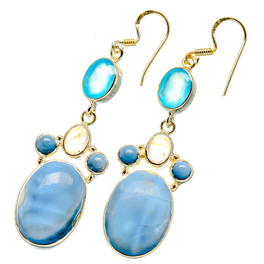 Owyhee Opal Earrings handcrafted by Anasilvercos - EARR418609