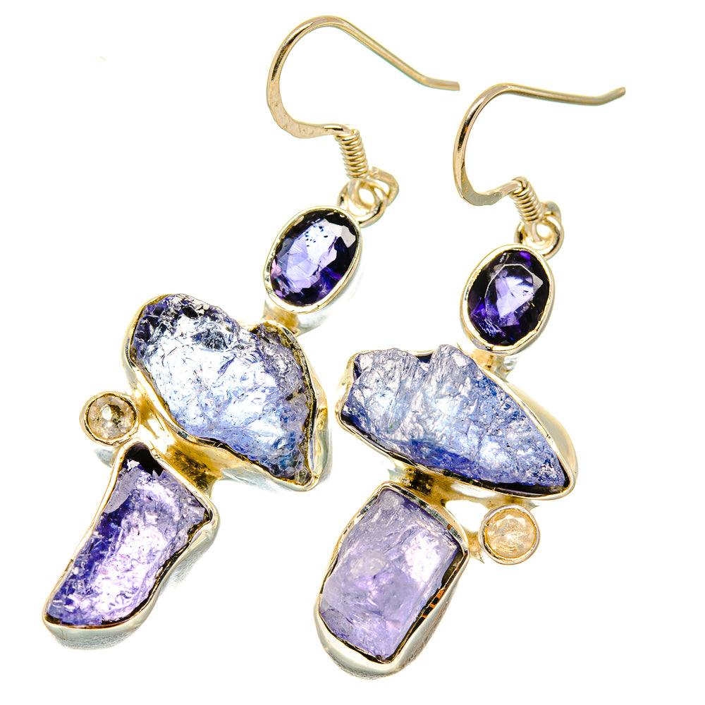 Tanzanite Earrings handcrafted by Anasilvercos - EARR418620