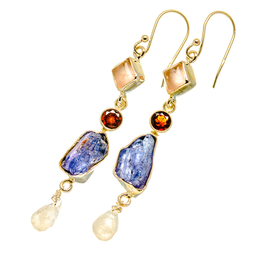 Tanzanite Earrings handcrafted by Anasilvercos - EARR418632