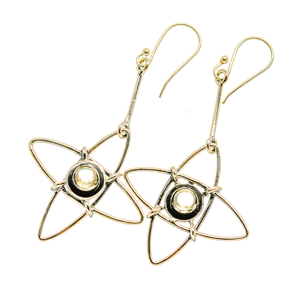 Moonstone Earrings handcrafted by Anasilvercos - EARR418633