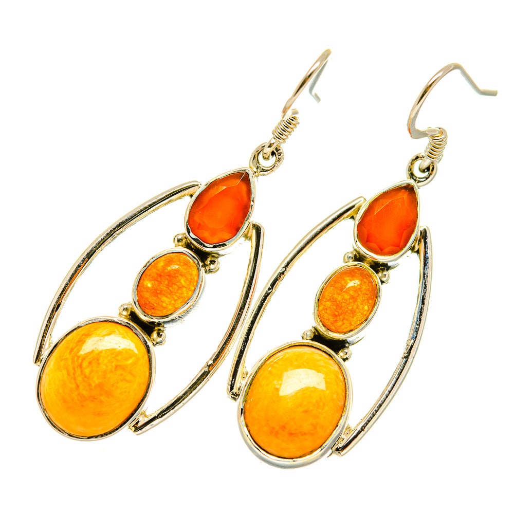 Mookaite Earrings handcrafted by Anasilvercos - EARR418640