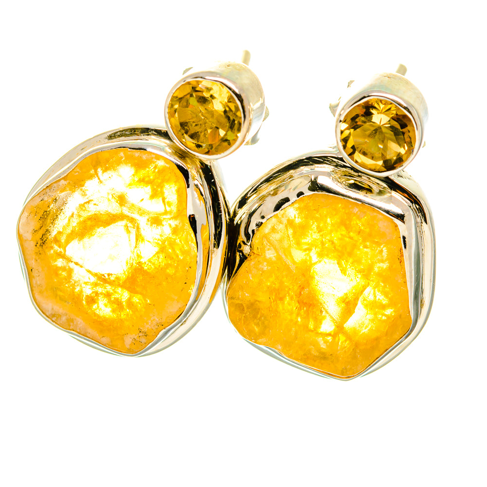 Citrine Earrings handcrafted by Anasilvercos - EARR418657