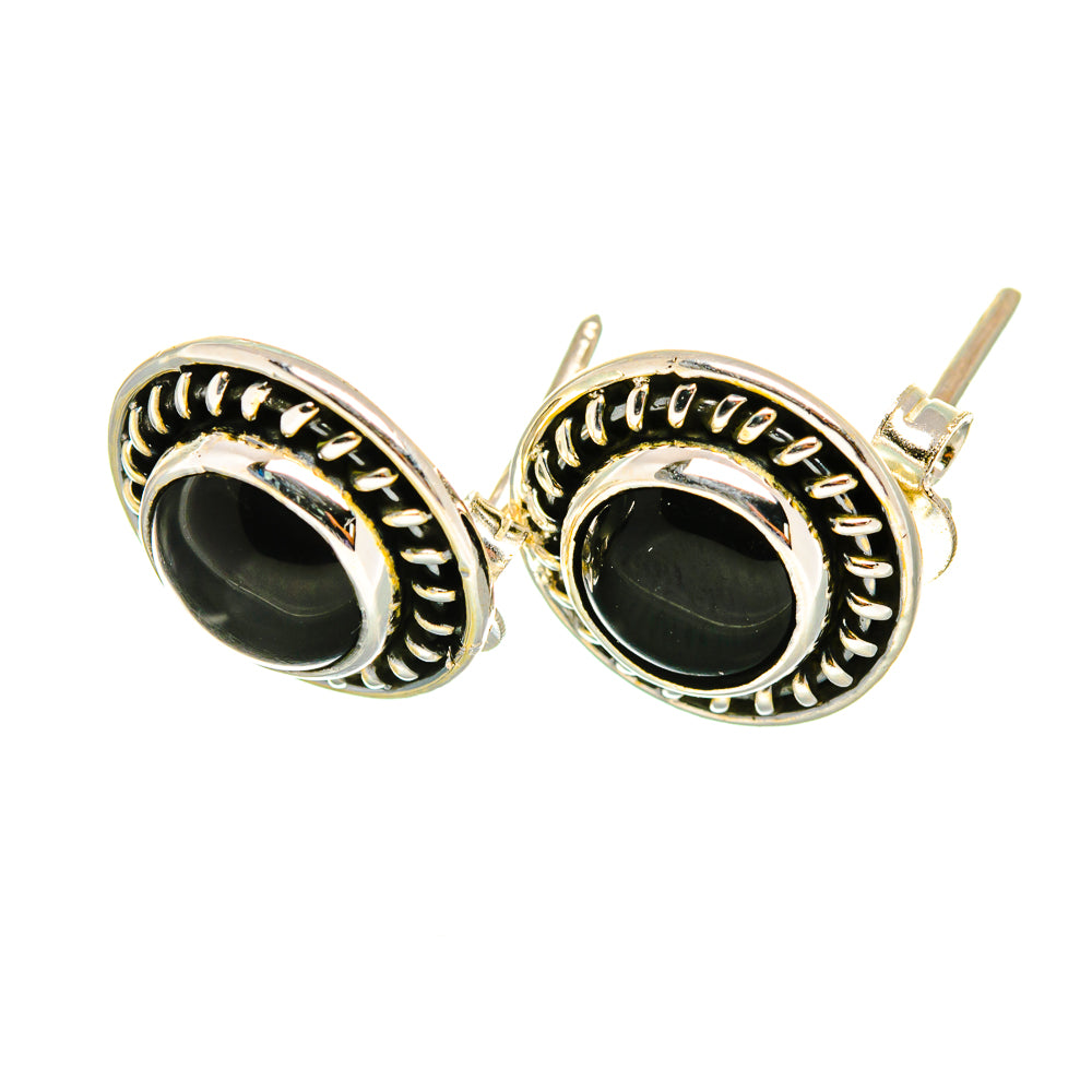 Black Onyx Earrings handcrafted by Anasilvercos - EARR418661