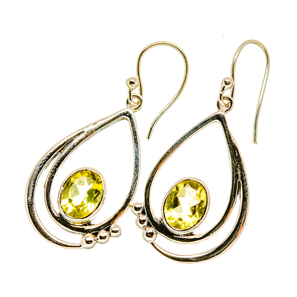 Citrine Earrings handcrafted by Anasilvercos - EARR418670