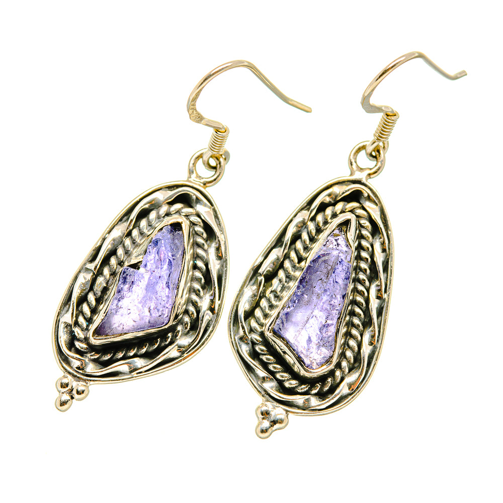 Tanzanite Earrings handcrafted by Anasilvercos - EARR418694