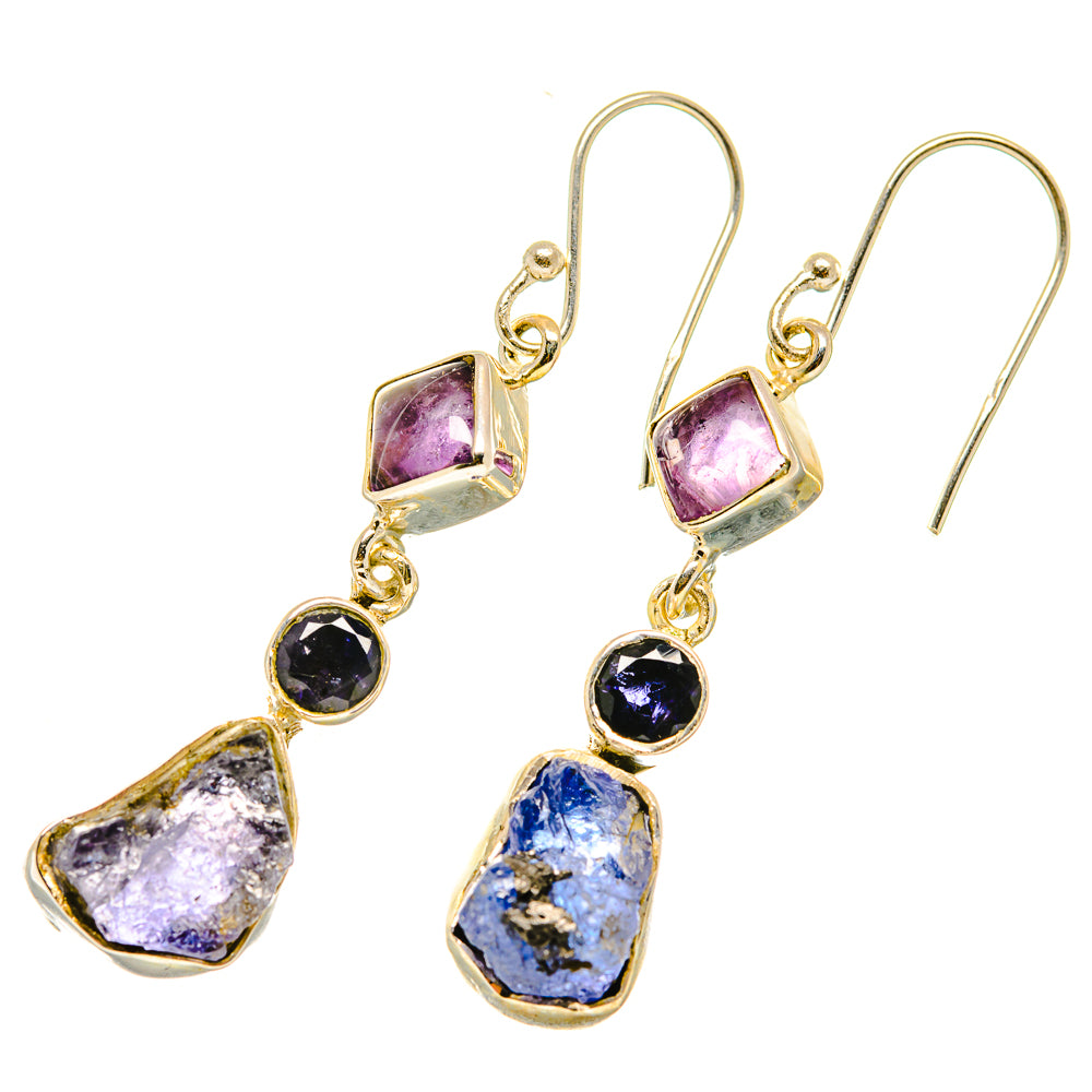 Tanzanite Earrings handcrafted by Anasilvercos - EARR418707
