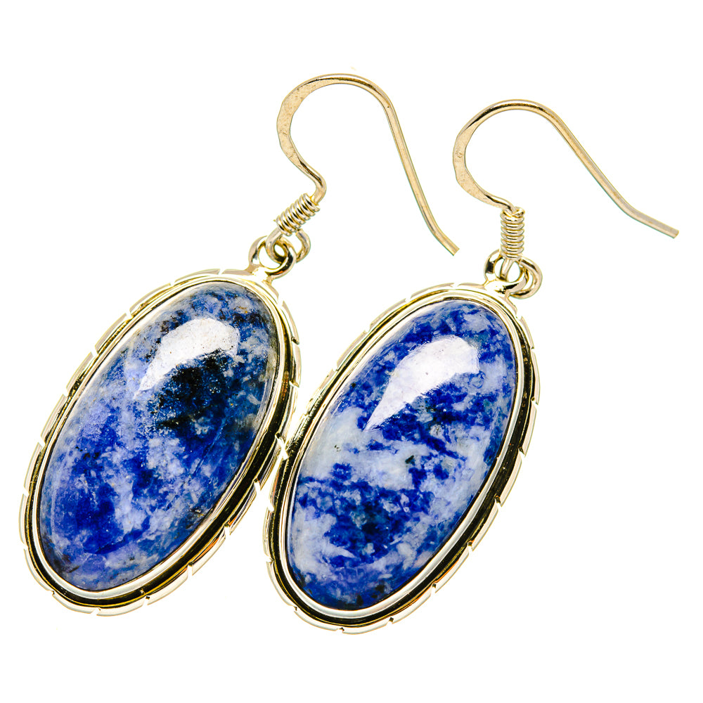 Sodalite Earrings handcrafted by Anasilvercos - EARR418711