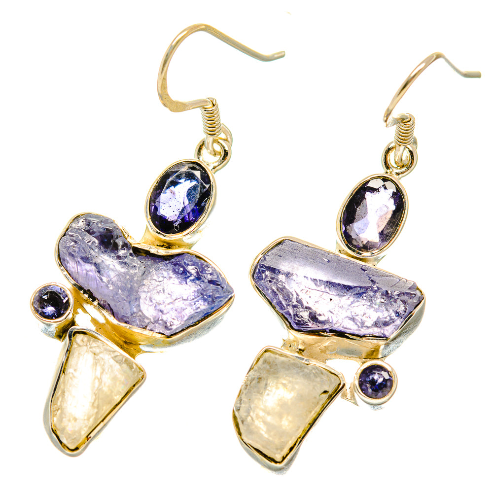 Tanzanite Earrings handcrafted by Anasilvercos - EARR418713