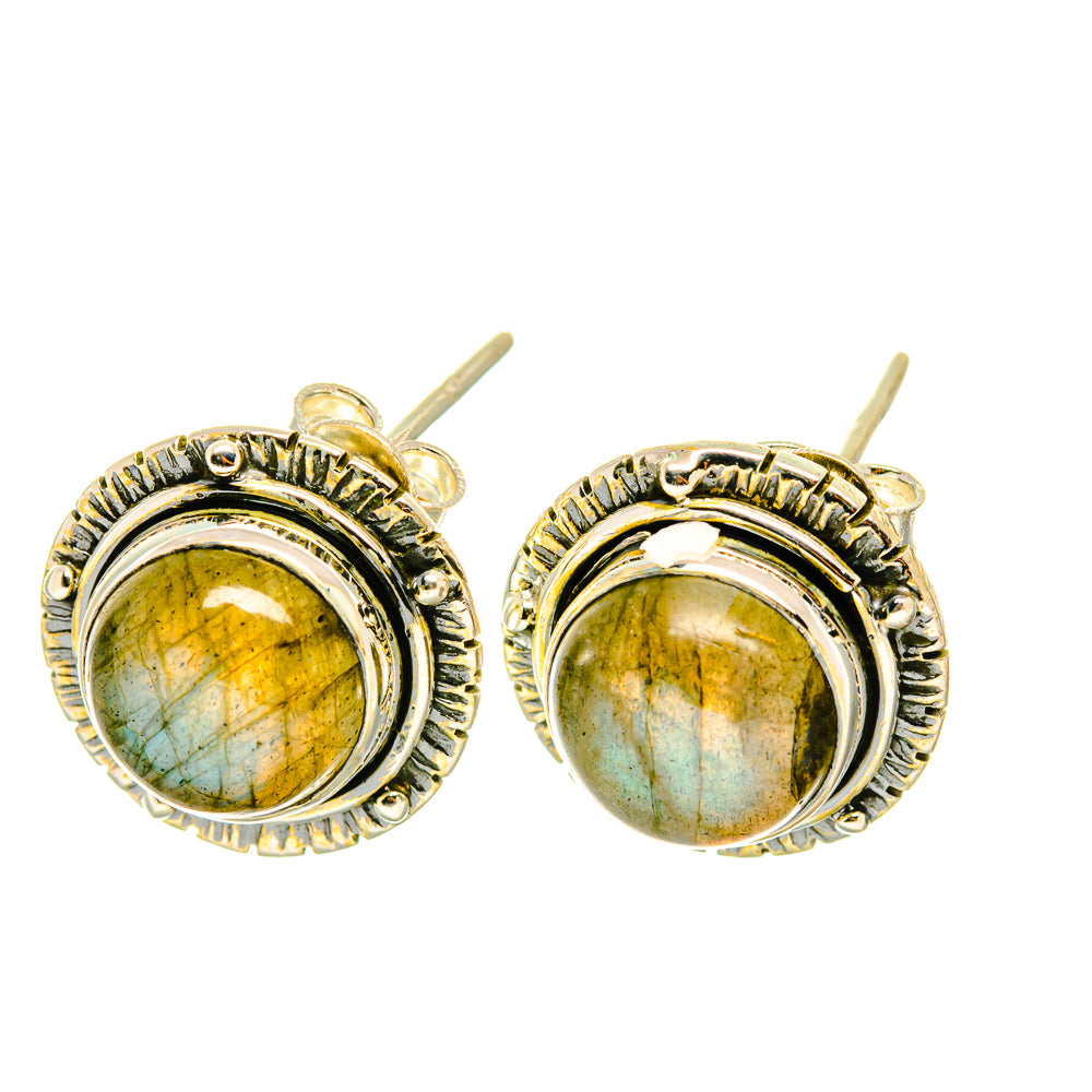 Labradorite Earrings handcrafted by Anasilvercos - EARR418727