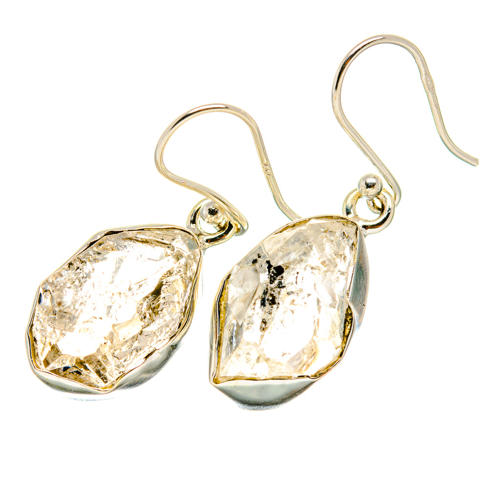 Herkimer Diamond Earrings handcrafted by Anasilvercos - EARR418738