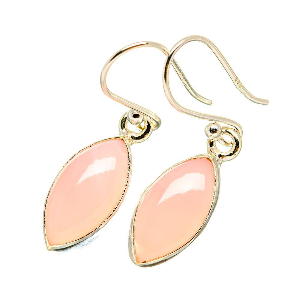 Pink Opal Earrings handcrafted by Anasilvercos - EARR418754