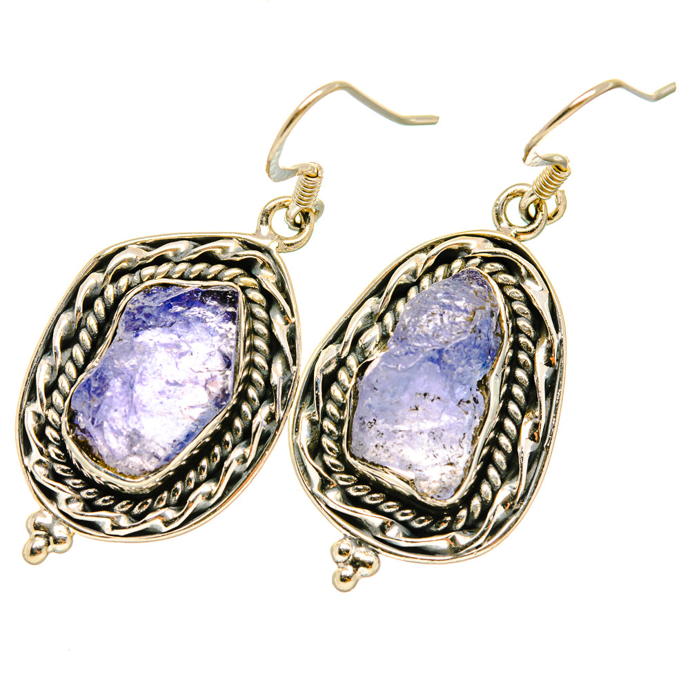 Tanzanite Earrings handcrafted by Anasilvercos - EARR418775
