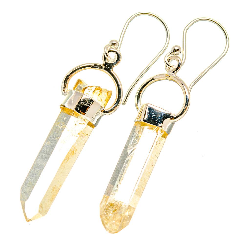 Herkimer Diamond Earrings handcrafted by Anasilvercos - EARR418783