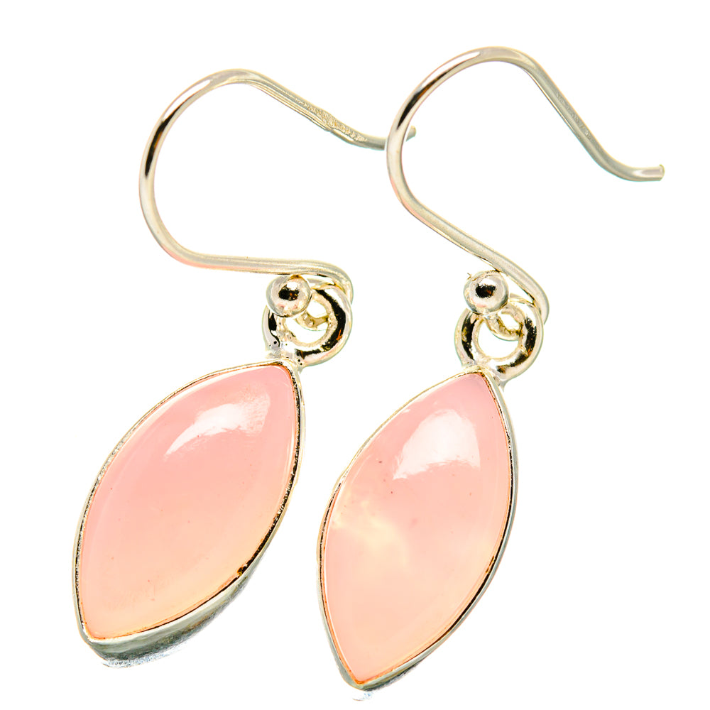 Pink Opal Earrings handcrafted by Anasilvercos - EARR418811