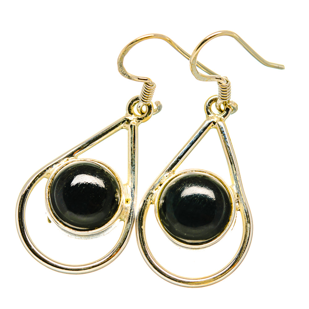 Black Onyx Earrings handcrafted by Anasilvercos - EARR418828