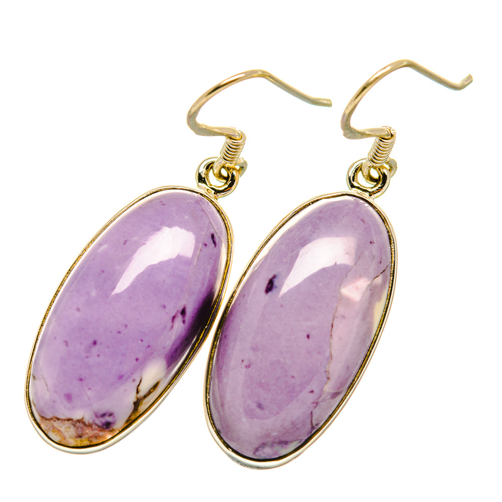Phosphosiderite Earrings handcrafted by Anasilvercos - EARR418838