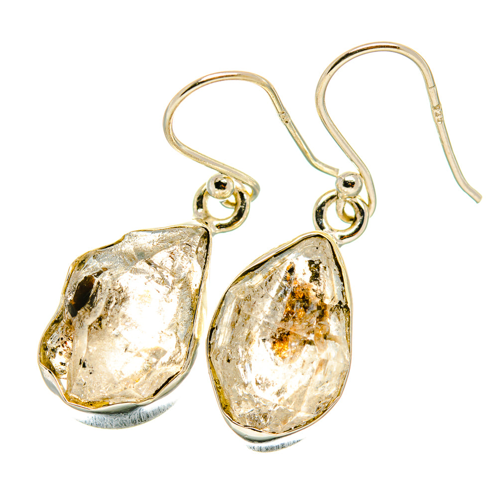 Herkimer Diamond Earrings handcrafted by Anasilvercos - EARR418841