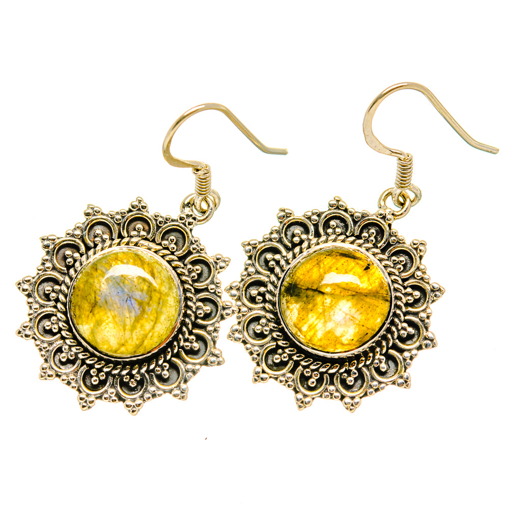 Labradorite Earrings handcrafted by Anasilvercos - EARR418842