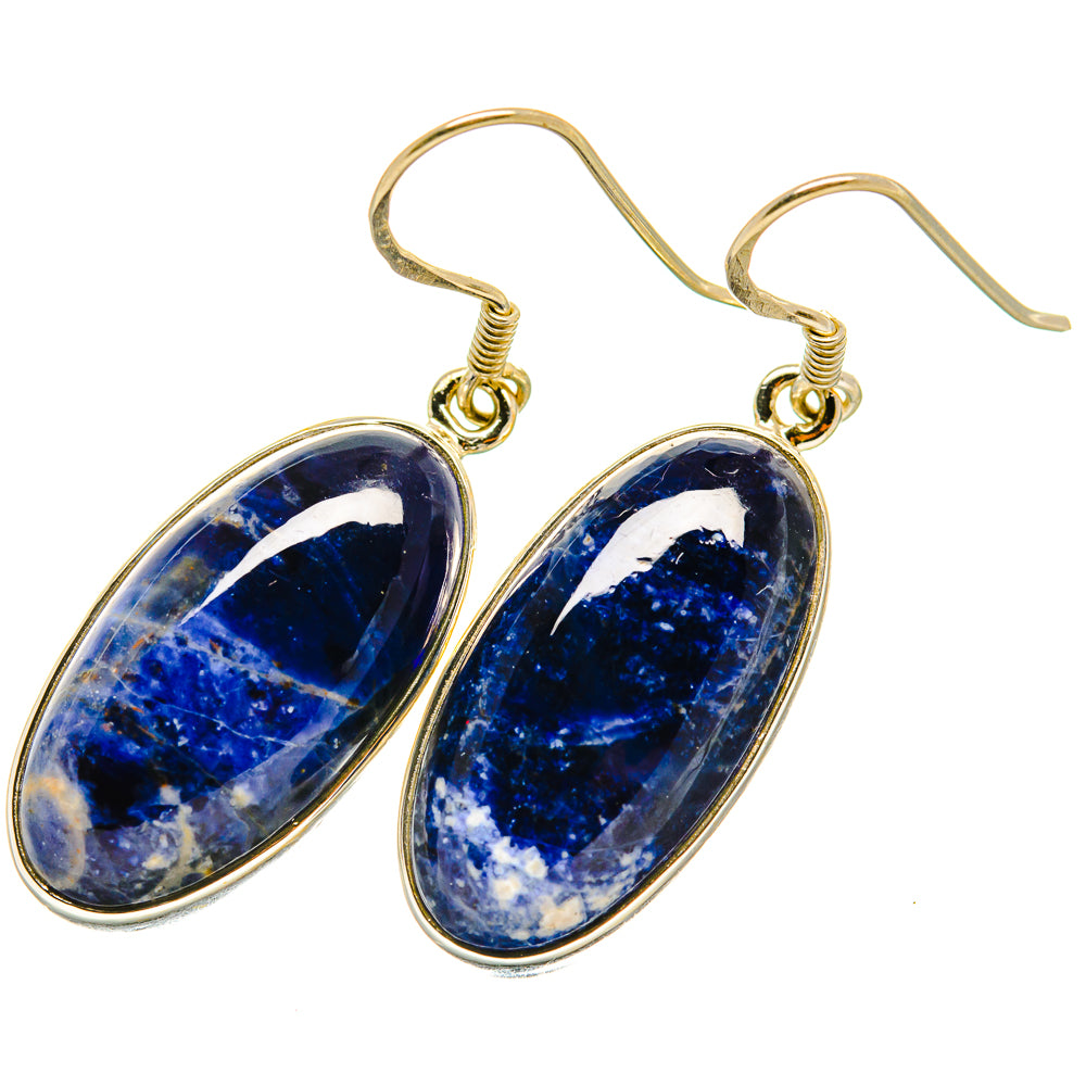 Sodalite Earrings handcrafted by Anasilvercos - EARR418847
