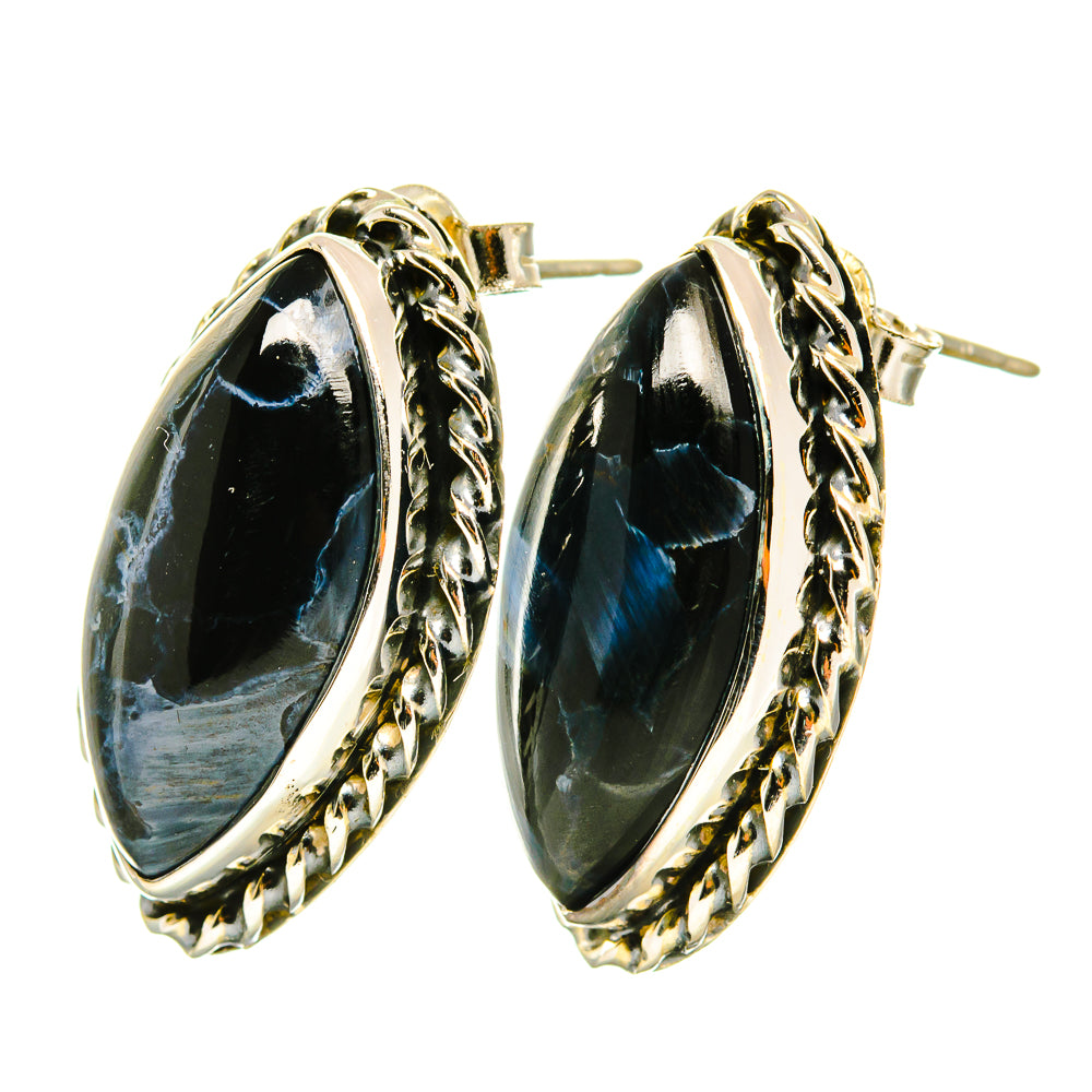 Pietersite Earrings handcrafted by Anasilvercos - EARR418848