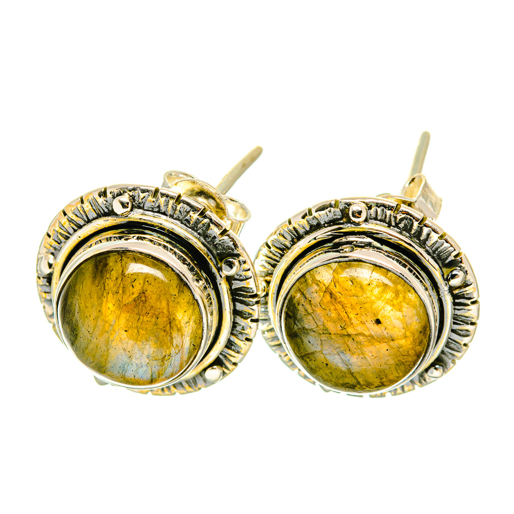 Labradorite Earrings handcrafted by Anasilvercos - EARR418887