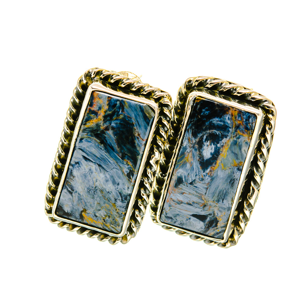 Pietersite Earrings handcrafted by Anasilvercos - EARR418895
