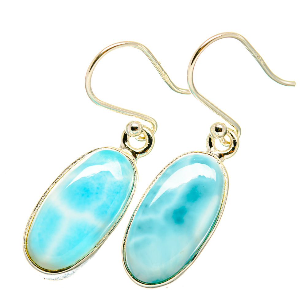 Larimar Earrings handcrafted by Anasilvercos - EARR418902