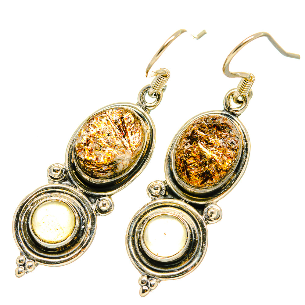 Astrophyllite Earrings handcrafted by Anasilvercos - EARR418908