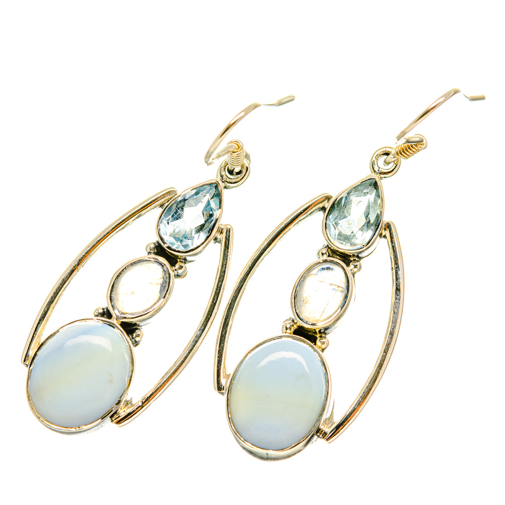Owyhee Opal Earrings handcrafted by Anasilvercos - EARR418909